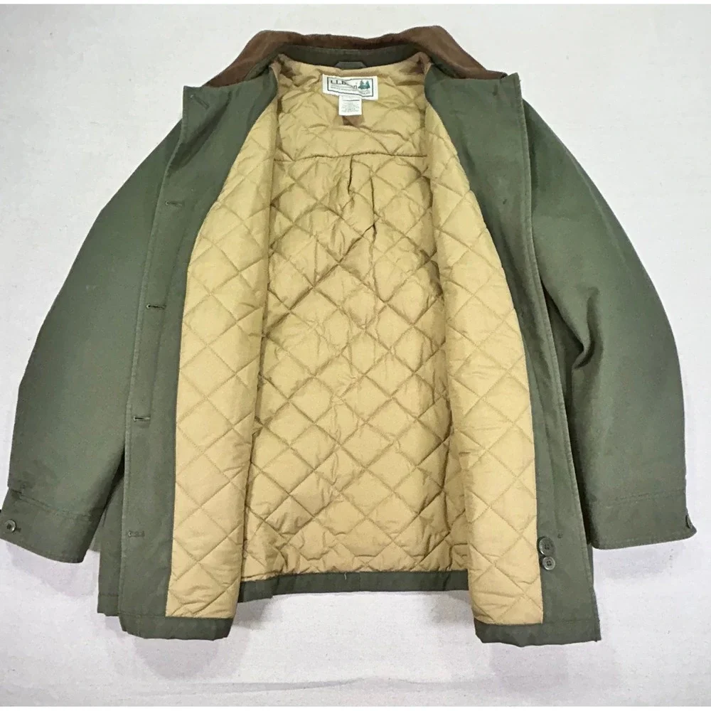 Vintage L.L. Bean Womens‎ 2X Canvas Chore Jacket Quilt Lined Barn Coat